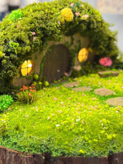Handmade Havens – Enchanted Miniature Hobbit House Diorama