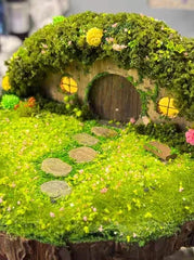 Handmade Havens – Enchanted Miniature Hobbit House Diorama