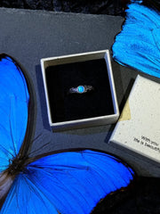 Butterfly Wing Specimen Ring | Handmade Nature-Inspired Jewelry (Multiple Styles) Style 8