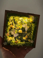 Gray-Violet Butterfly Specimen Box – Handmade Nature Keepsake with Realistic Details