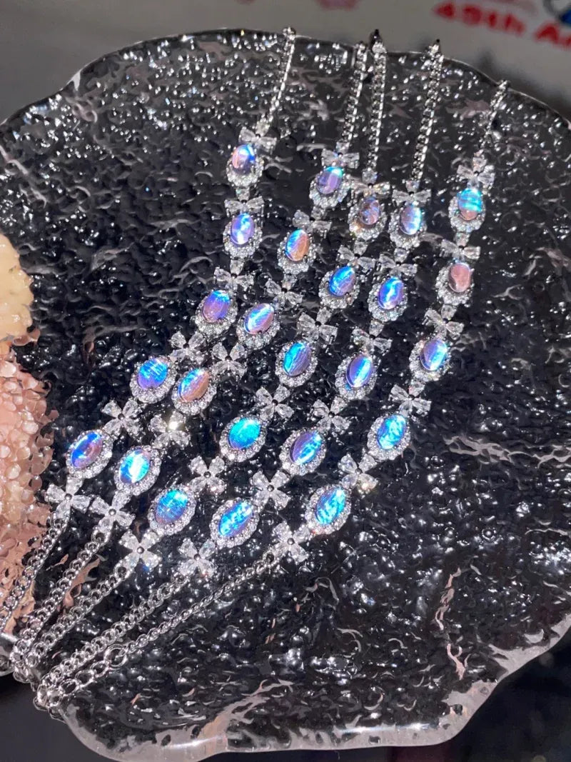 Butterfly Wing Bracelet – Nature-Inspired Specimen Jewelry with Blue Wings